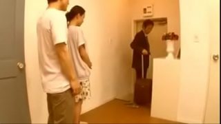 Asian Japanese Milf finished blowjob for boy before Daddy came back – ReMilf.com