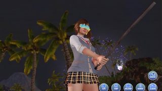 デッドオアアライブエクストリーム　ブイブイ　みさきのスイカ割りミニゲーム