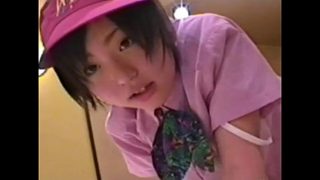Japanese girl ( 18) with McDonald’s uniform 003