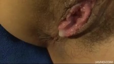 Yui Misaki in her school uniform bent and fucked