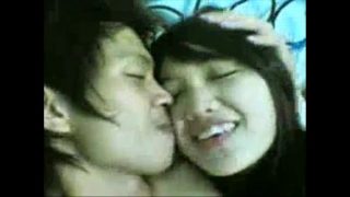 Cute couple trying to make love