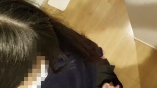 【個撮】私立女子校②黒髪少女フェラ②