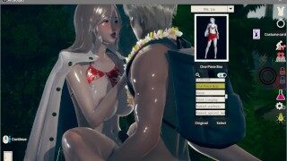 AI Syoujyo [3D Hentai Game] Ep.14 Trader girl fucked with Nami outfit